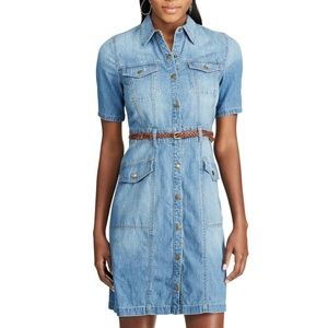 Chaps Denim Shirt Dress
